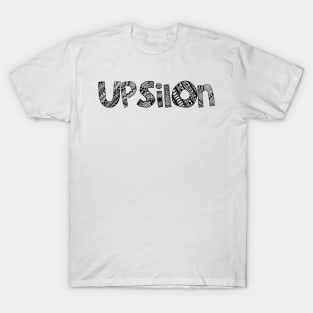 Upsilon Letter Doodle Pattern T-Shirt